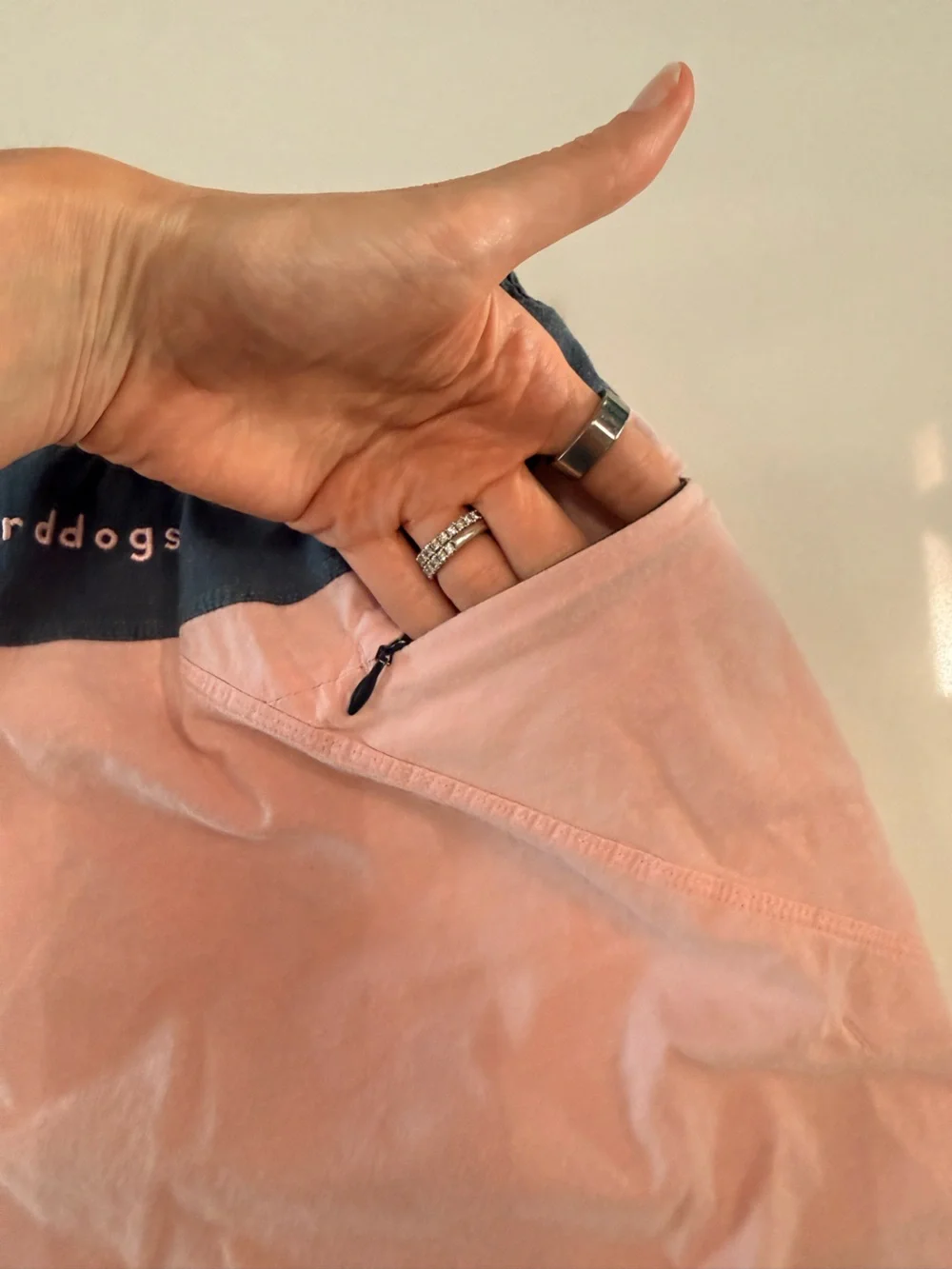 Birddogs Light Pink 3 in 1 Khaki Shorts- Sz Large - Picture 4 of 9